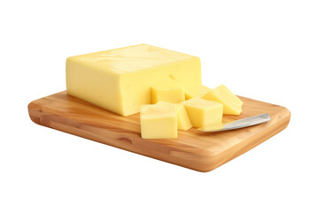 A Slice of Savory Serenity on White or PNG Transparent Background.