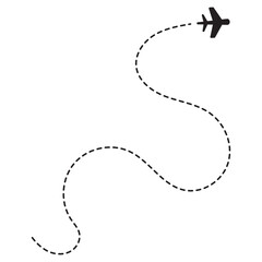 Airplane Dotted Line