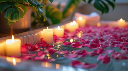 Luxurious Floral Bath Candles for Blissful Evening of Self Care and Relaxation