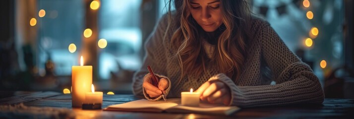 Mindful Moments by Candlelight A Peaceful Journaling Ritual for Wellness and Reflection