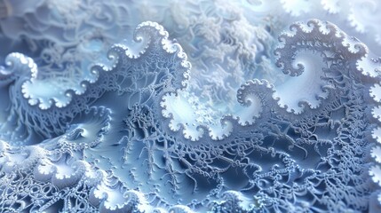 Endless fractal generated by a computer