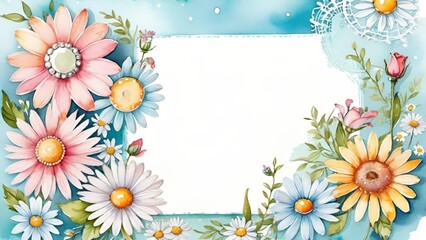 abstract floral background. background with flowers