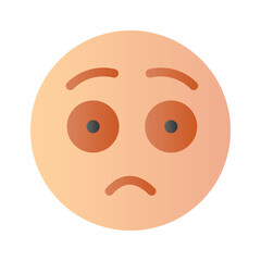 Have a look at beautifully design afraid emoji vector