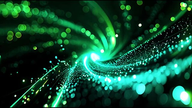 green ligth abstract background