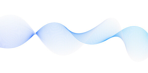 abstract background with colorful waves,Dynamic flowing wave lines design element.Abstract modern background with blue wavy lines and particles. geometric border pattern. Isolated on white background.