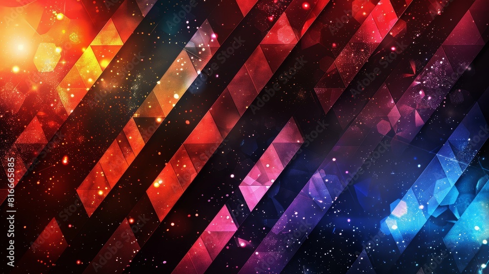 Poster background with abstract geometric shapes. design element.
