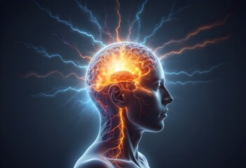 Obraz premium Brain Wave, what a great idea concept 