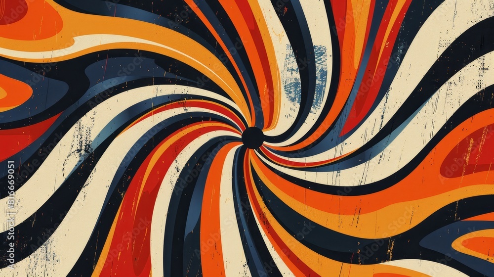 Poster abstract swirl pattern with a vintage background. a design element