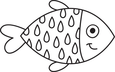 Funny Fish Doodle