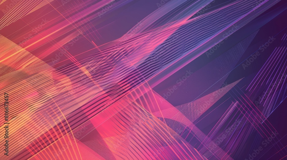 Poster geometric polygonal line and shape background in abstract technology