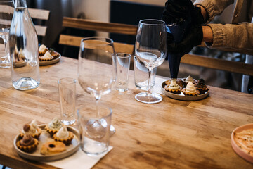 Chef Finishing Miniature Individual Serving Tartlets