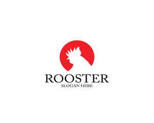 Rooster head logo vector icon symbol illustration design.Rooster chicken cock. Abstract vector illustration