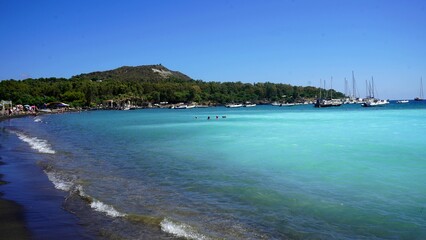 vulcano beach, aeolian islands, italy