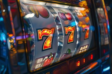 A detailed image of a slot machine display showing a jackpot win