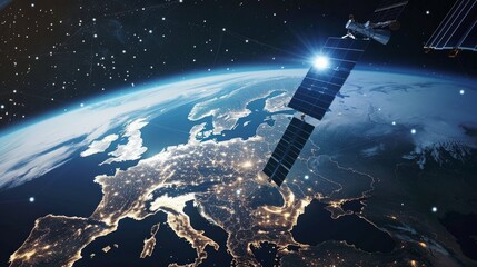 Sky Links: Europe Encased in a Networked Satellite