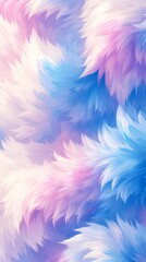 Lifelike Vibrant Multicolored Fuzzy Plush Textured Background. Vivid, Cozy, Tactile, Luxurious Pattern for Banner, Wallpaper or Fabric Design