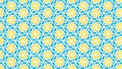 Geometric Elegance with a circular, flower-like pattern