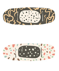 Personal tape colorful stamp painting illustrations 