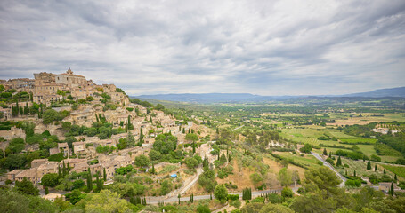 Obraz premium Famous town of Gordes in Provence, southern France