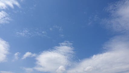 blauer Himmel mit Wolken