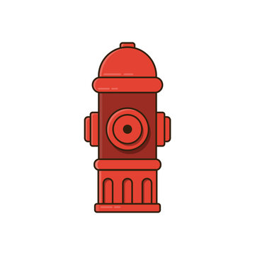 recommend clip art: Illustration fire hydrant vector graphic cute cartoon style isolated white background.
