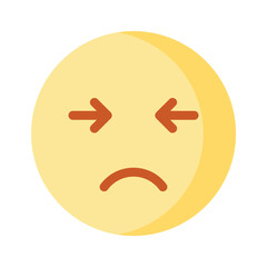 Get this amazing icon of sick emoji in modern style