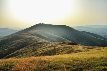 Scenic view of green Zlatibor mountain in Serbia