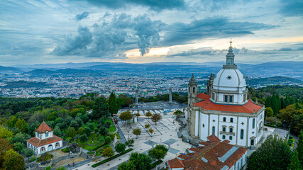Sanctuary of Our Lady of Sameiro in Braga, Portugal
