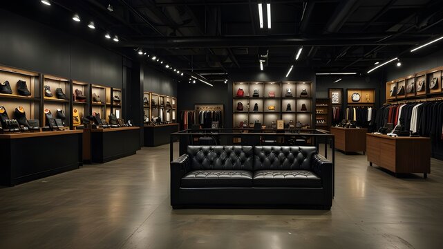 interior shot of Dr. Martens store in New Town Plaza shopping mall.