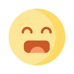 Get this amazing crying emoji vector design, customizable vector