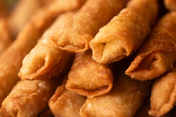 Delicious Spring rolls snack and small chops for events