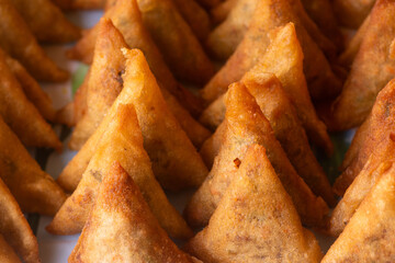 Delicious Triangular Samosa snack and small chops for events