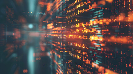 Obraz premium abstract data digital