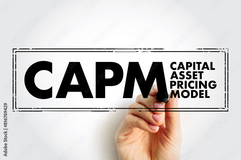 Aufkleber capm capital asset pricing model - relationship between systematic risk and expected return for asse