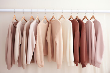 Neutral Knitwear Array in Soft Light