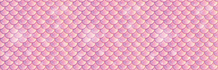 Seamless fish scale design with pink gradient © GraphicsRF