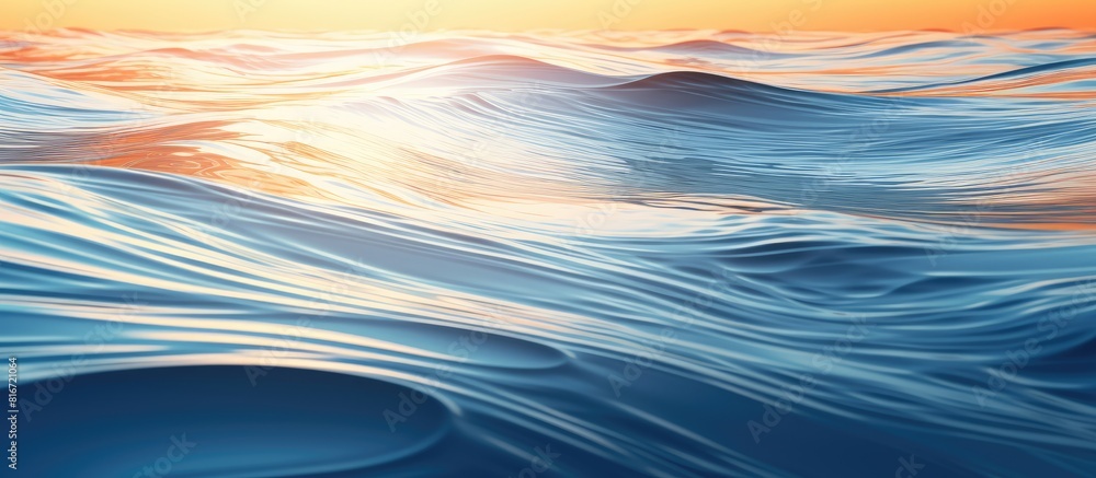 Poster The wind causes ripples on the water s surface. with copy space image. Place for adding text or design