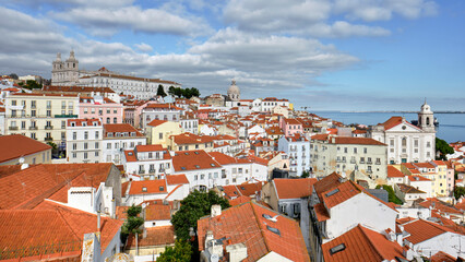 Obraz premium Overview of Lisbon