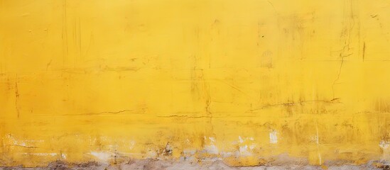 The vintage textured background of a yellow painted cement wall provides a perfect copy space image