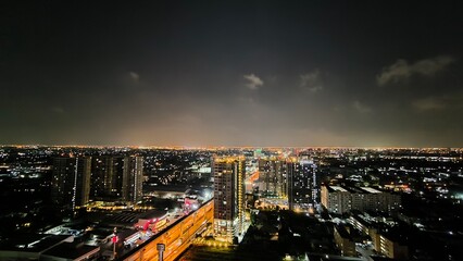 Fototapeta premium night view of the city