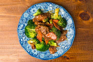 Chinese beef and broccoli