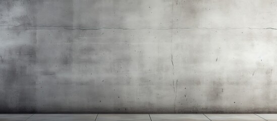 The stylish grunge background wall with a trendy grey cement texture creates a unique and modern backdrop Its concrete pattern provides ample space for adding a message