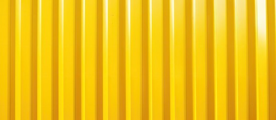 Obraz premium A background image of a yellow metal sheet roofing with copy space