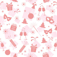 Pattern New year Merry Christmas tree Holiday Gift