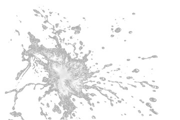 Realistic Spash waterrealistic vector, clear liquid water splash with falling .