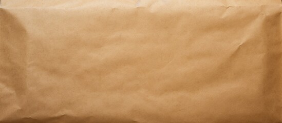 Top view of a brown paper bag with a texture perfect for a background with copy space image - Powered by Adobe