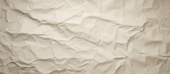 Obraz premium A textured sheet of crumpled paper with plenty of space for an advertising message. with copy space image. Place for adding text or design