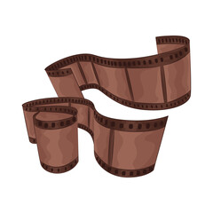 Illustration of film roll 