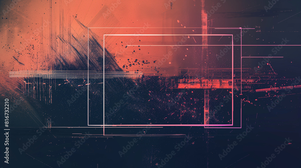 Poster retro background with copy space for text or images, banner and poster in retro aesthetics with dirt
