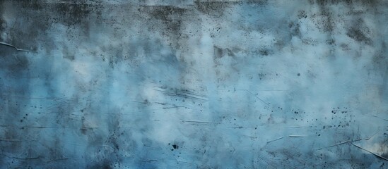 A textured background with a dirty blue painted concrete floor suitable for copy space images